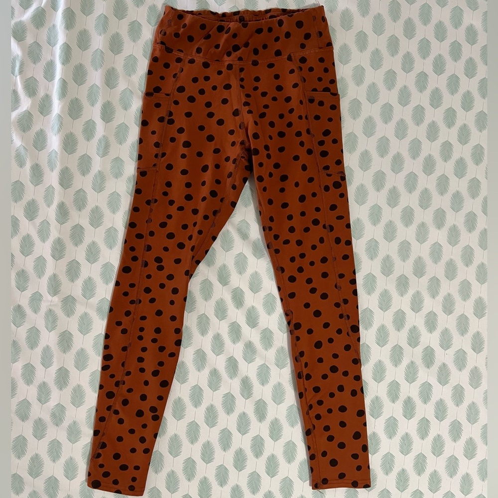 Pact polka dot pocket leggings Size S